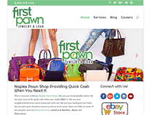 Tablet Screenshot of firstpawn.com